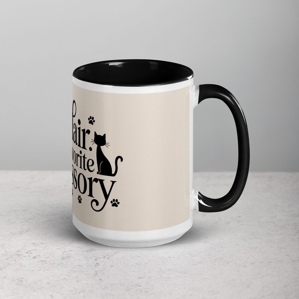 Cat Hair: My Favorite Accessory Mug - Image 6