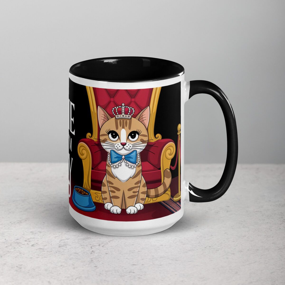 Feed Me and Tell Me I’m Pretty Cat Mug - Image 6