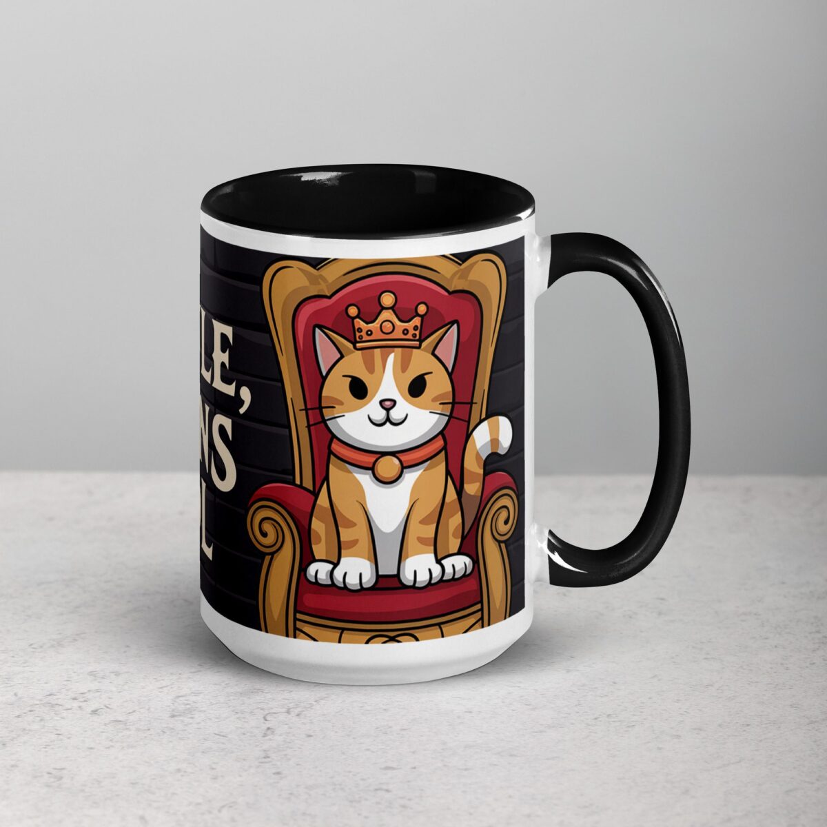 Cats Rule, Humans Drool Coffee Mug - Image 6