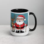 Santa Doesn’t Believe in You Either Christmas Mug - Image 6