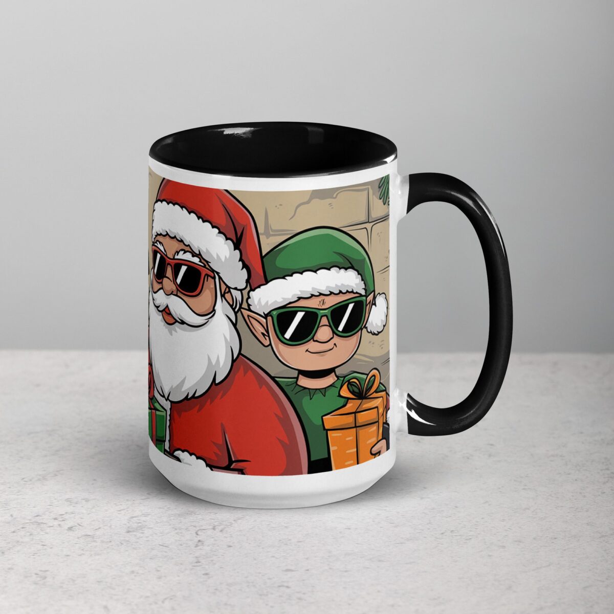 Gangsta Wrapper Christmas Santa Mug - Image 6