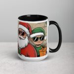 Gangsta Wrapper Christmas Santa Mug - Image 6