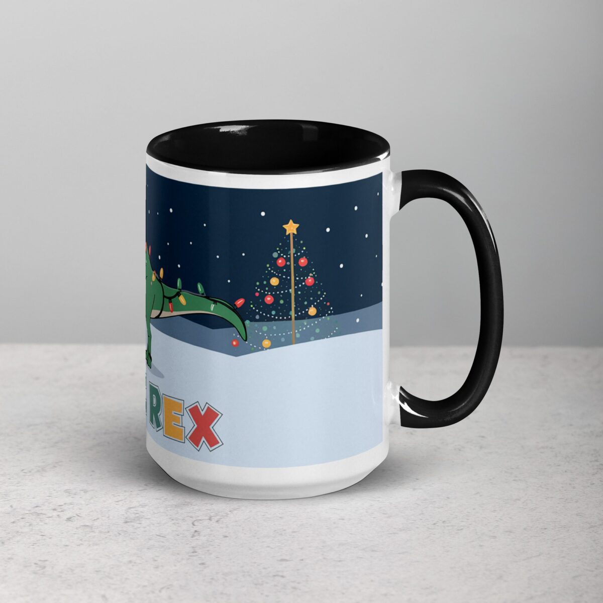 Tree Rex Christmas Coffee Mug - Image 6