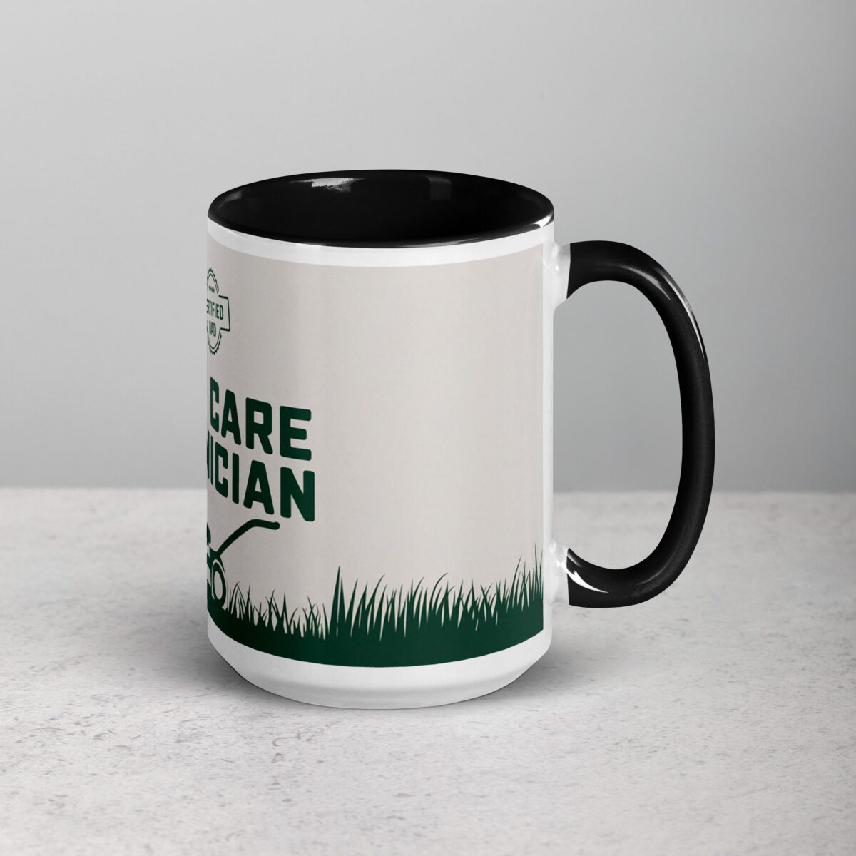 Official Lawn Care Technician Dad Coffee Mug - Image 6