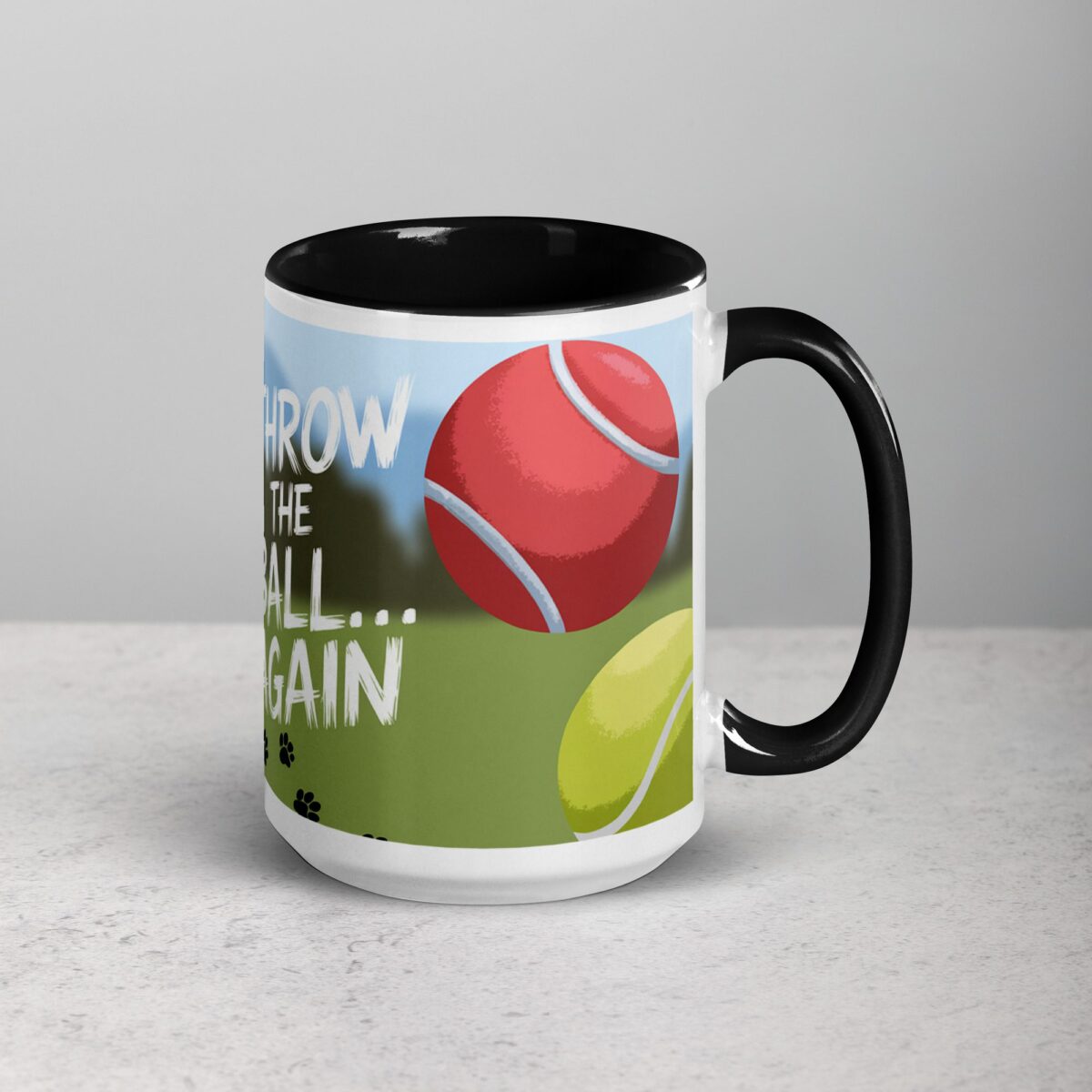 Throw the Ball… Again Dog Coffee Mug - Image 6