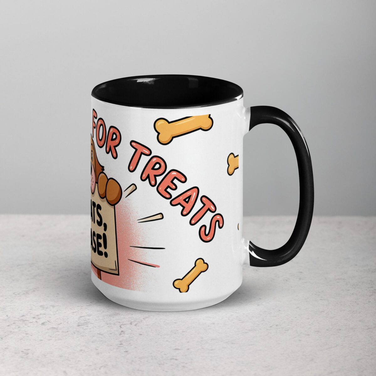 Will Work for Treats Dog Coffee Mug - Image 6