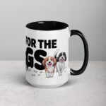 I’m Here for the Dogs Coffee Mug - Image 6