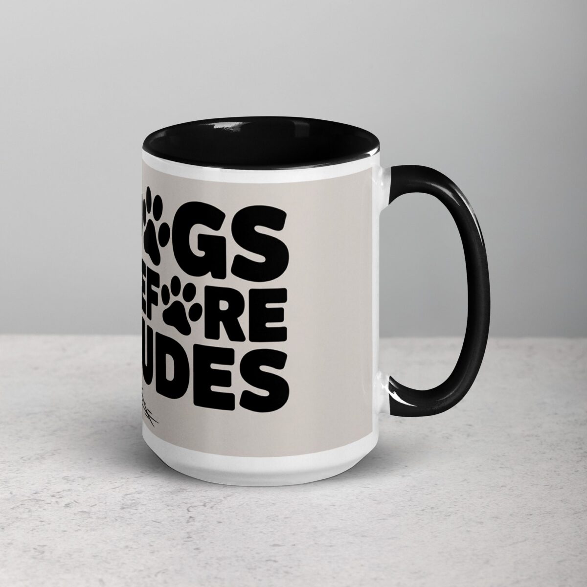 Dogs Before Dudes Coffee Mug & Tea Cup - Image 6
