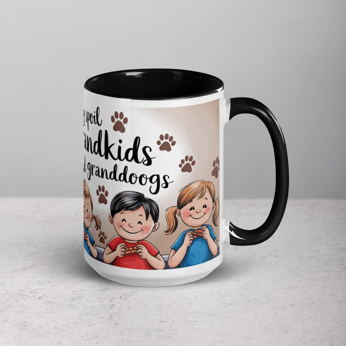 I Only Spoil Grandkids and Granddogs Coffee Mug - Image 6