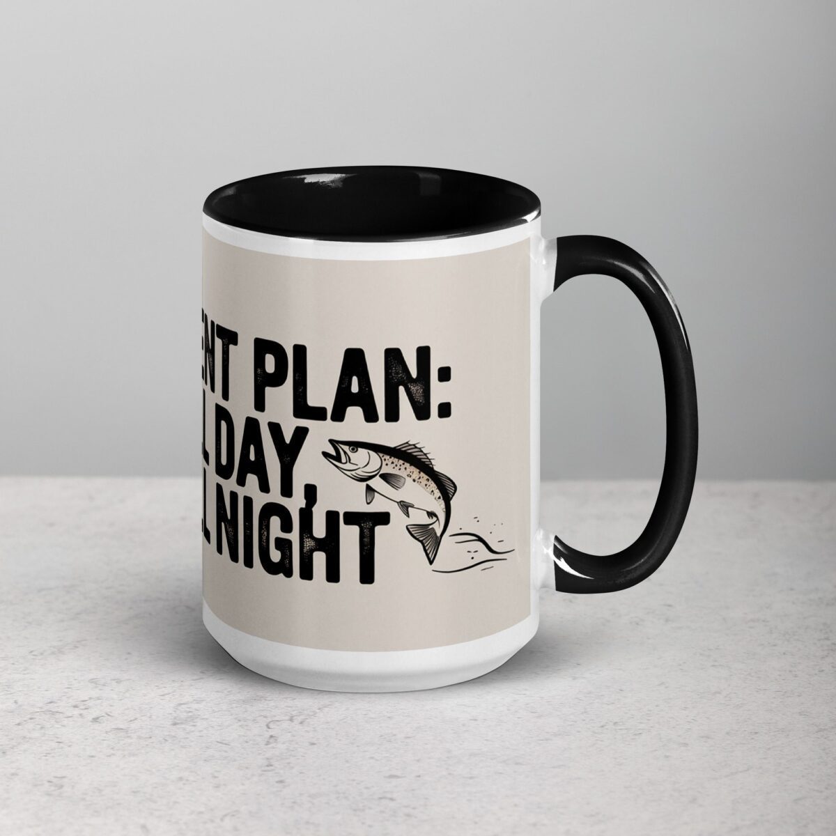 Retirement Plan: Fish All Day, Nap All Night Mug - Image 6