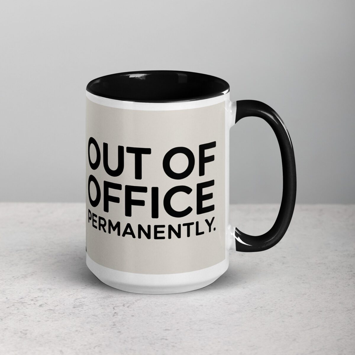 Out of Office Permanently Retirement Coffee Mug - Image 6