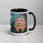 I’m Too Tired to Care… Try Again Tomorrow Coffee Mug - Image 6