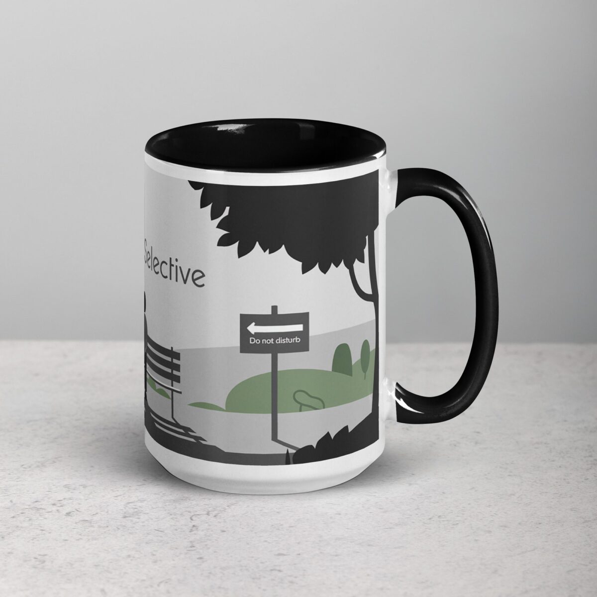 Socially Selective Sarcastic Coffee Mug & Tea Cup - Image 6