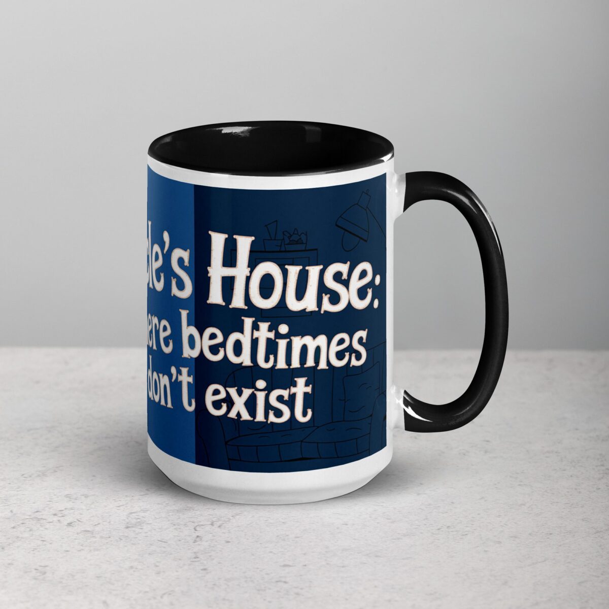 Uncle’s House: Where Bedtimes Don’t Exist Coffee Mug - Image 6