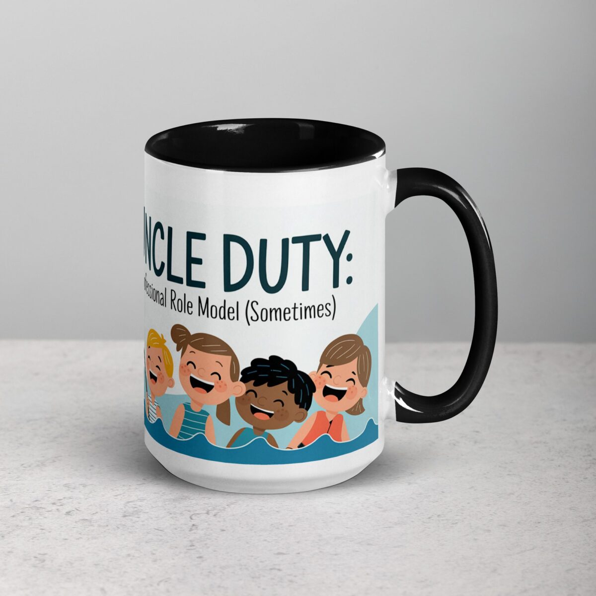 Uncle Duty: Professional Role Model (Sometimes) Coffee Mug - Image 6
