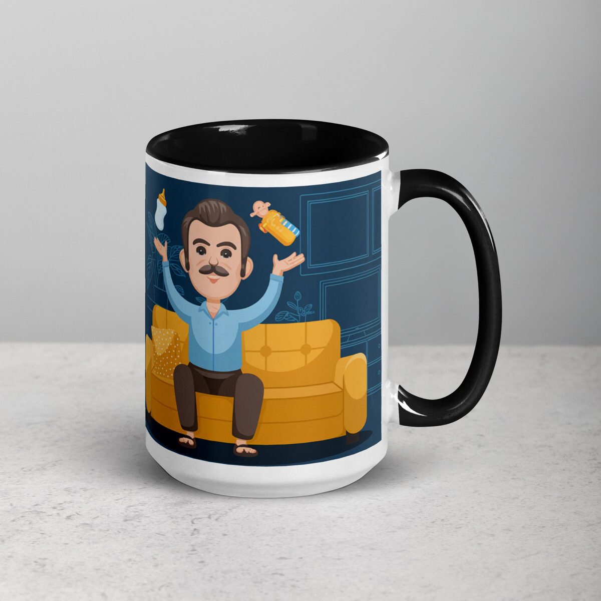 Uncle: The Legend, The Myth, The Babysitter Coffee Mug - Image 6