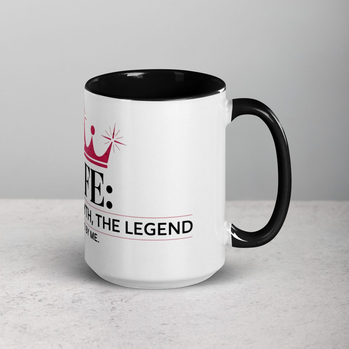 Wife: The Boss, The Myth, The Legend Coffee Mug - Image 6