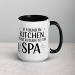 If Found in Kitchen, Please Return to the Spa Wife Mug - Image 6