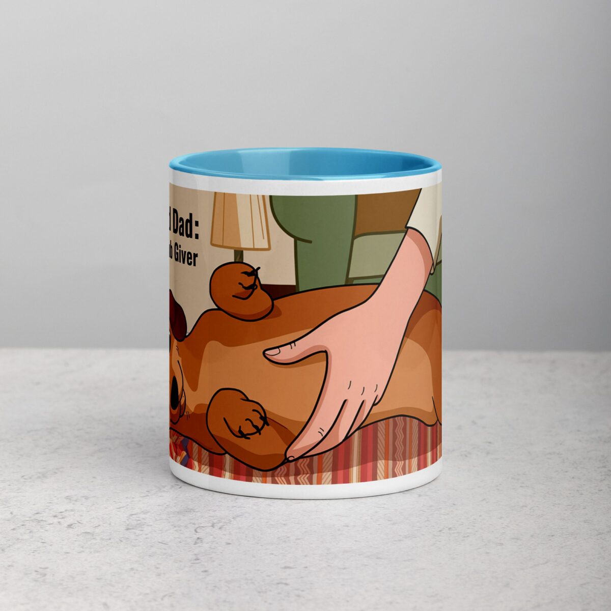 Dachshund Dad: Chief Belly Rub Giver Coffee Mug - Image 13