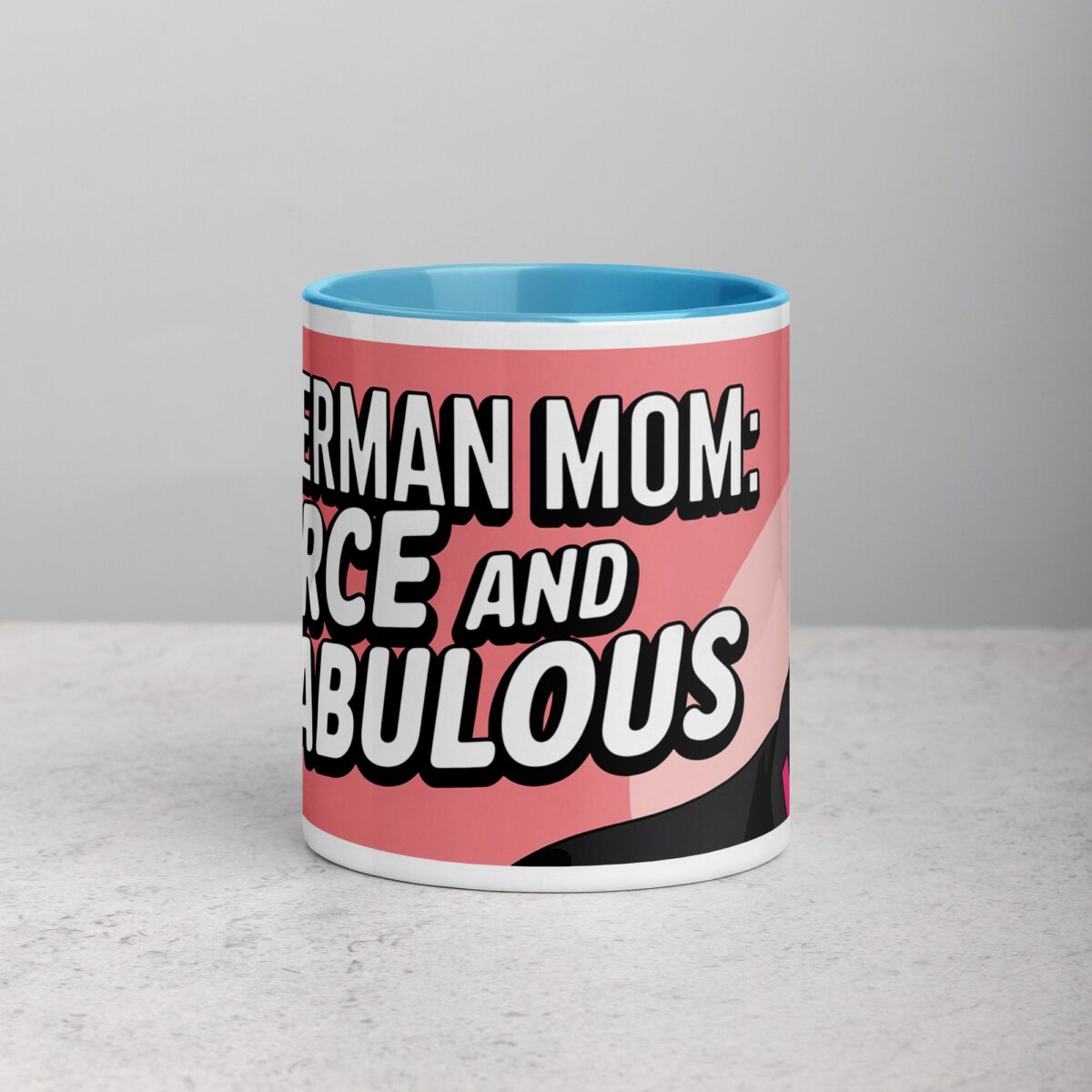 Doberman Mom: Fierce and Fabulous Coffee Mug - Image 14