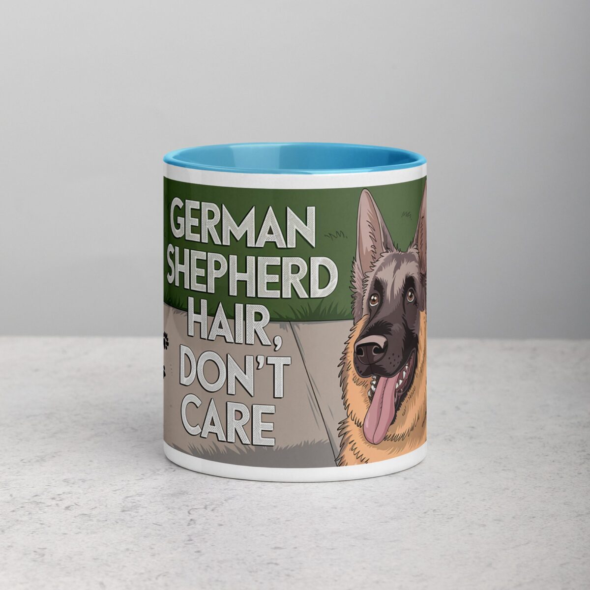 German Shepherd Hair, Don’t Care Coffee Mug - Image 13