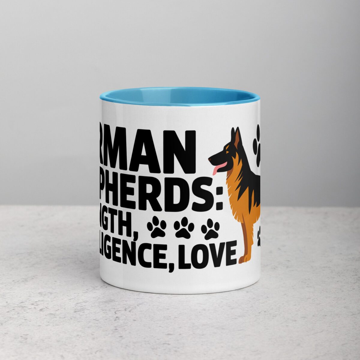 German Shepherds: Strength, Intelligence, Love Mug - Image 13