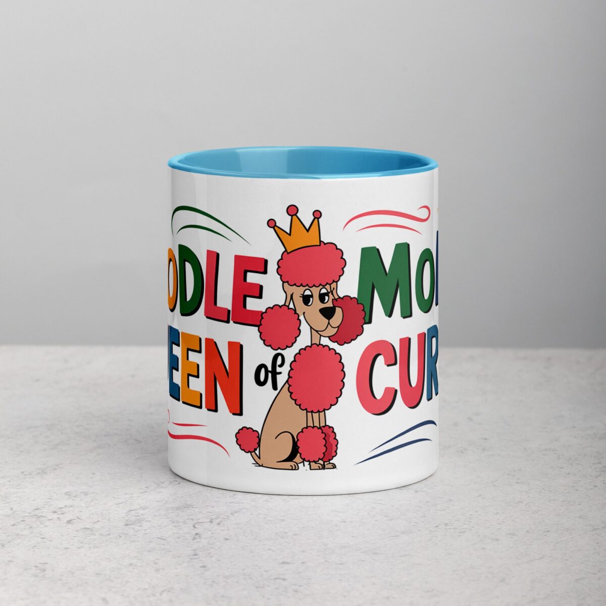 Poodle Mom: Queen of Curls Coffee Mug - Image 13