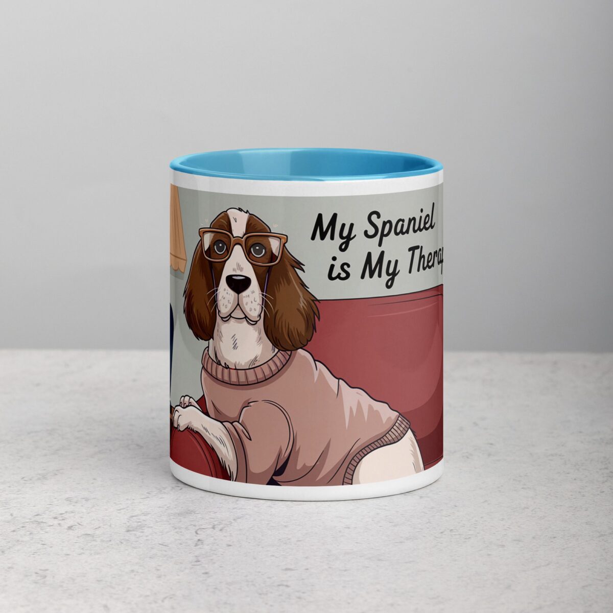 My Spaniel Is My Therapist Coffee Mug - Image 13