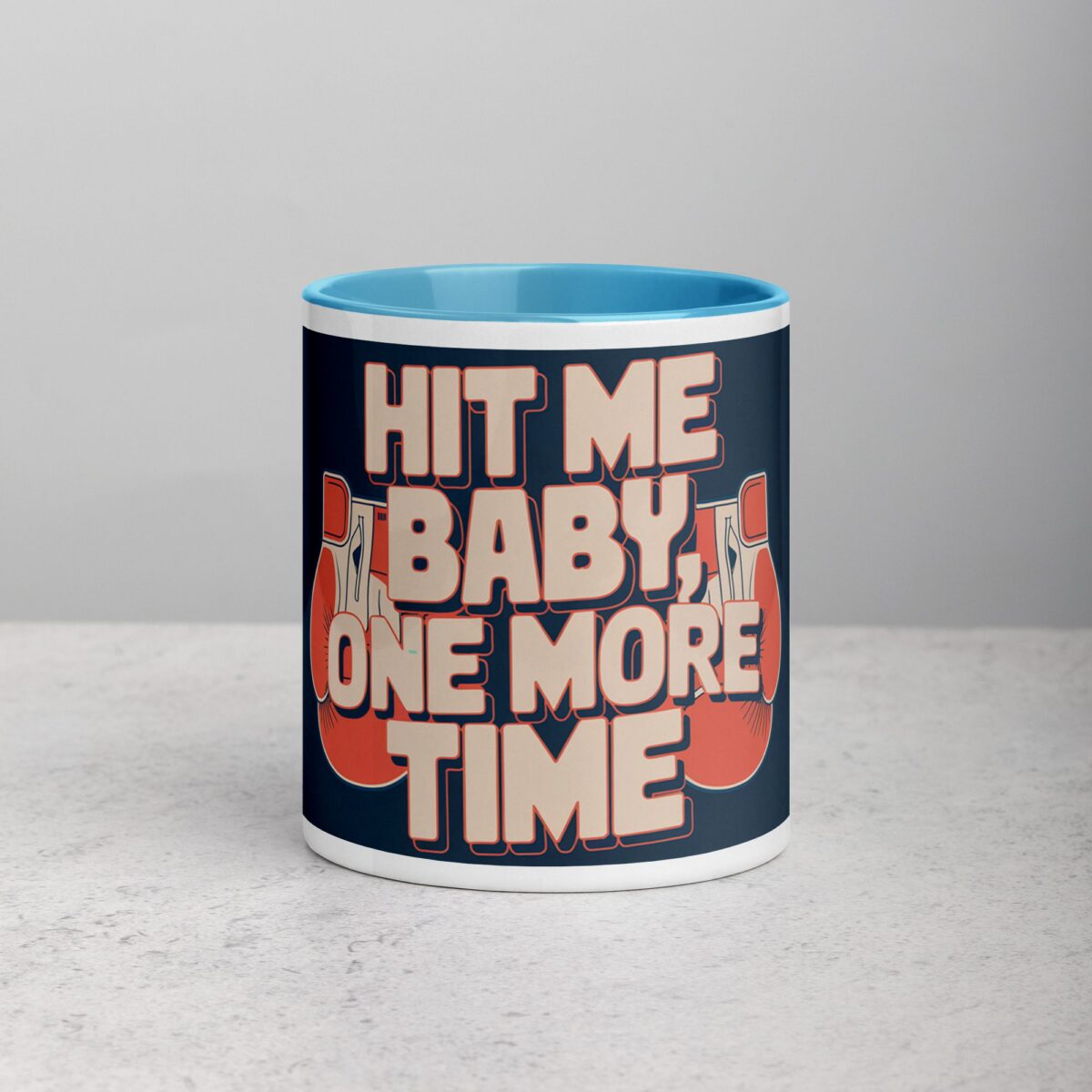 Hit Me Baby, One More Time Boxing Mug - Image 13