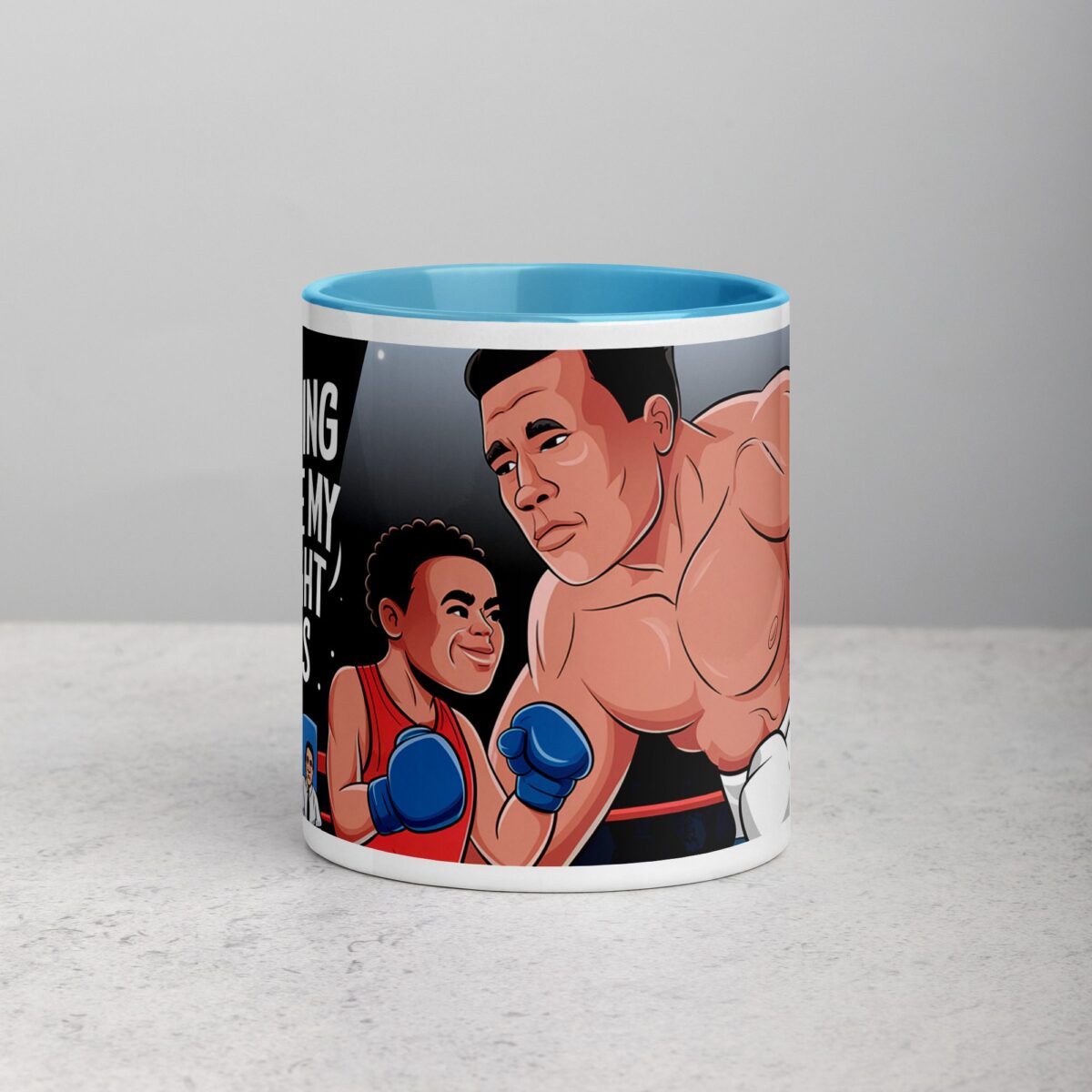 Punching Above My Weight Class Boxing Mug - Image 13