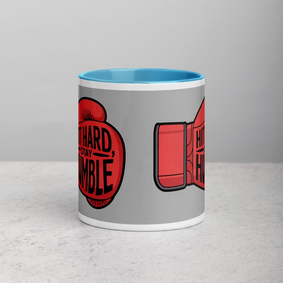 Hit Hard, Stay Humble Boxing Mug - Image 13