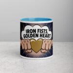 Iron Fists, Golden Heart Boxing Mug - Image 13