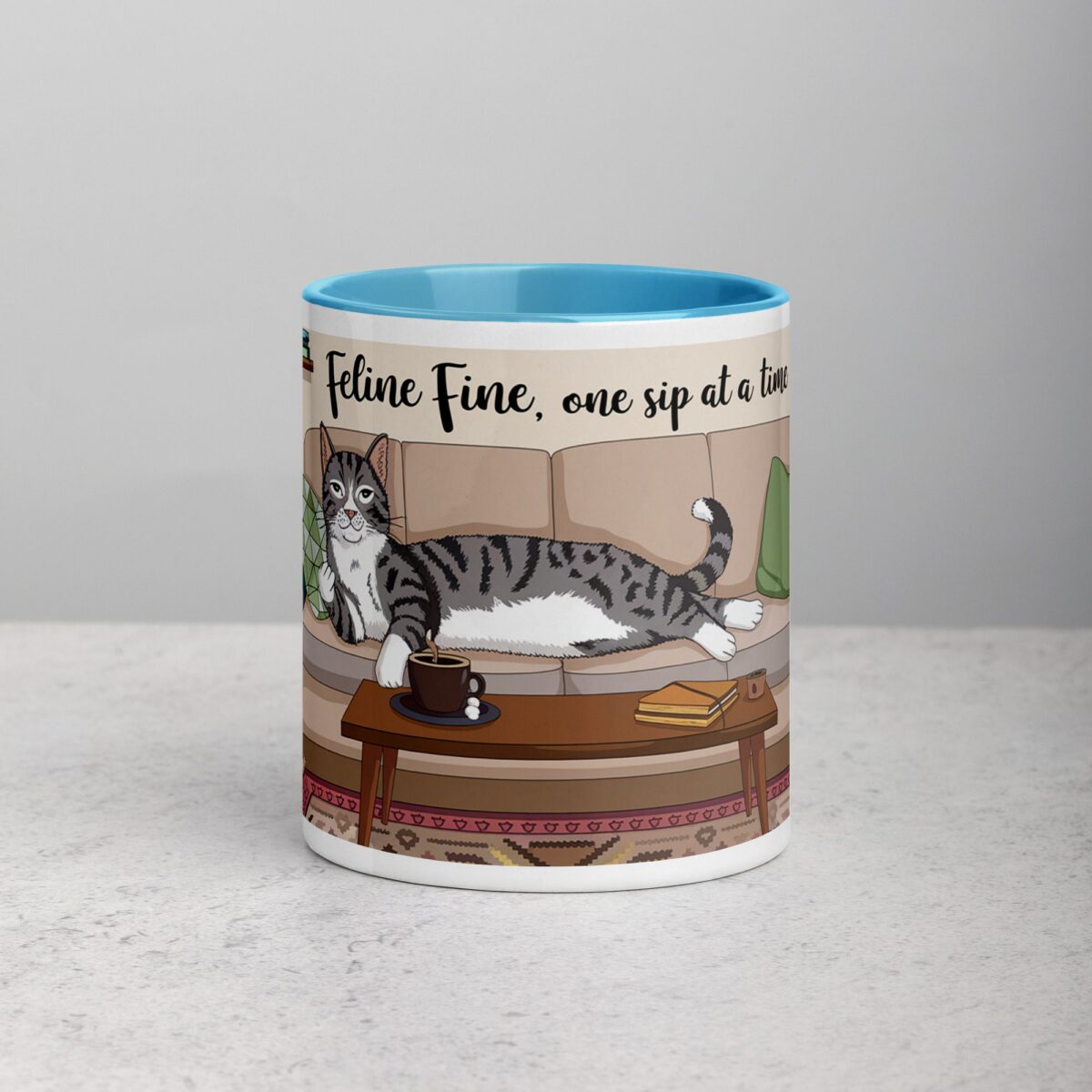 Feline Fine, One Sip at a Time Cat Mug - Image 13
