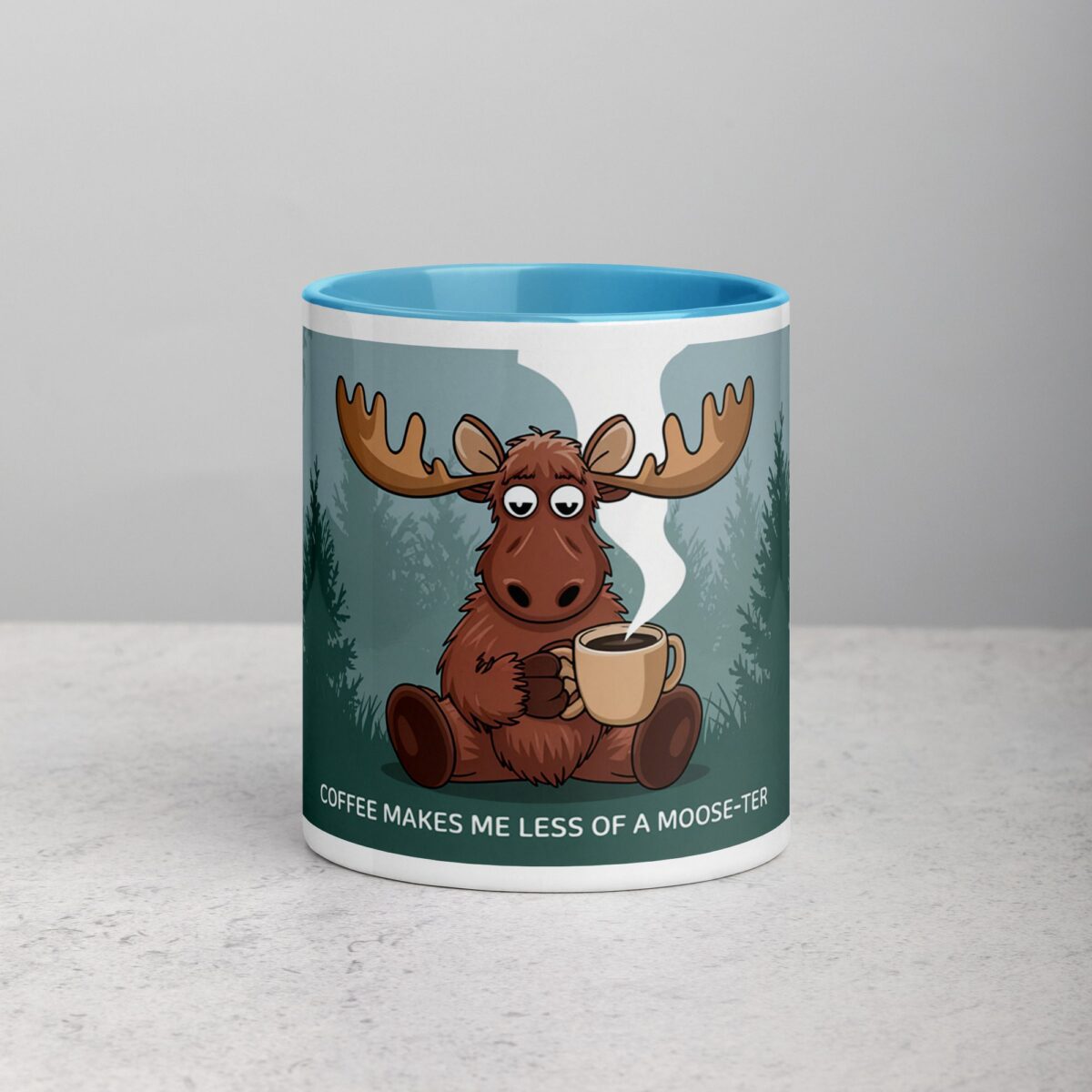 Coffee Makes Me Less of a Moose-ter Mug - Image 13