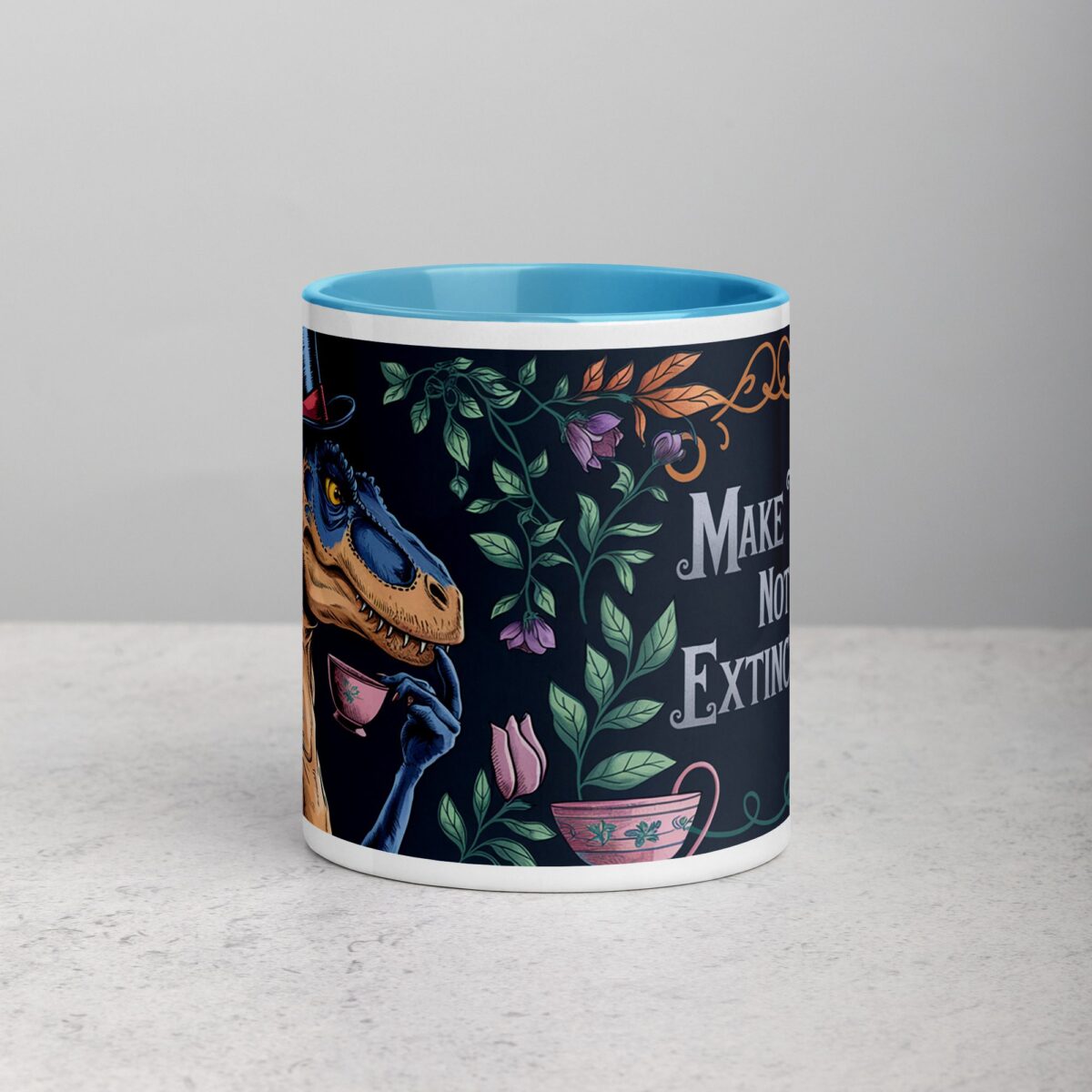 Make Tea, Not Extinction Dinosaur Cup - Image 13