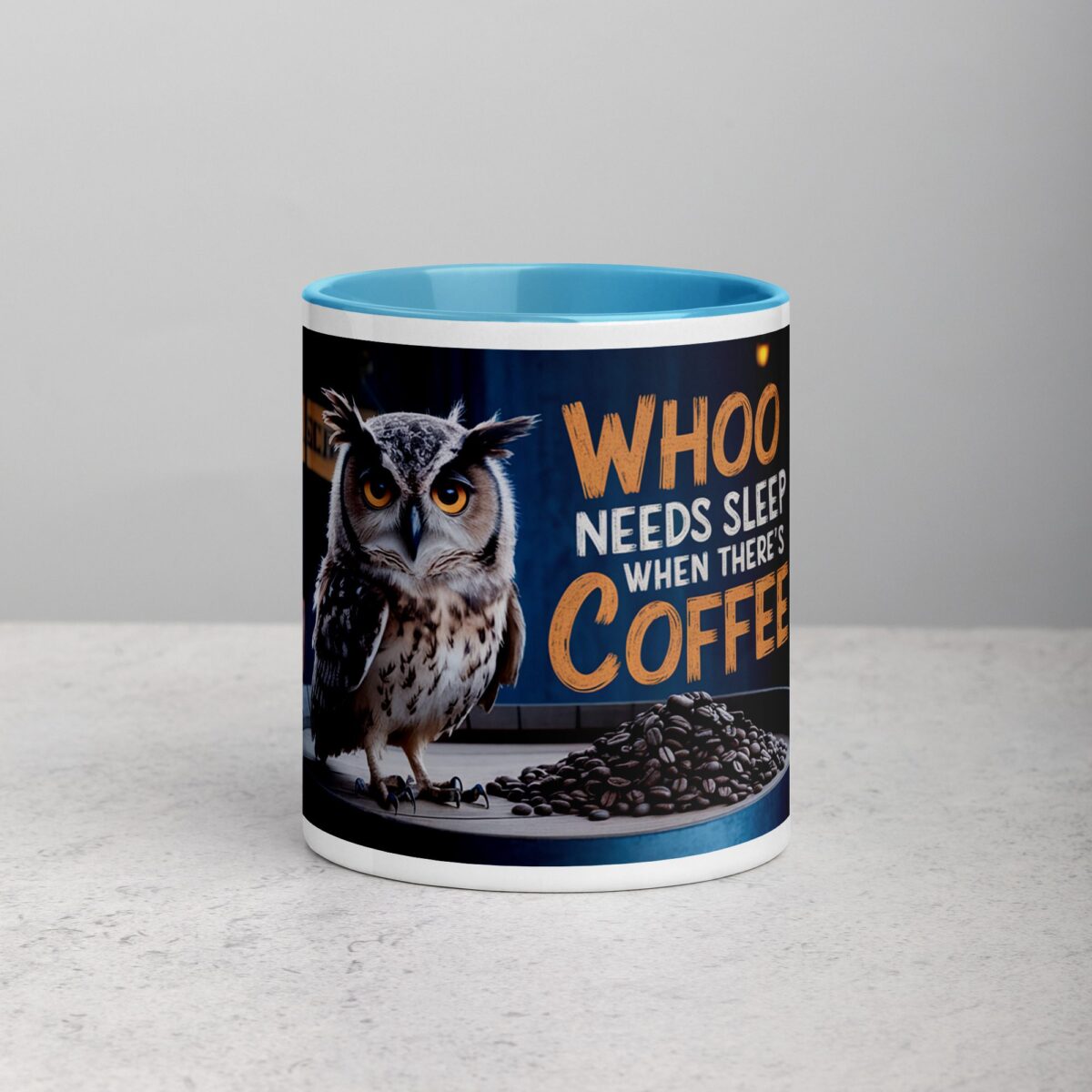 Whoo Needs Sleep When There's Coffee? Owl Mug - Image 13