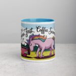 Horn First, Coffee Second Unicorn Mug - Image 13