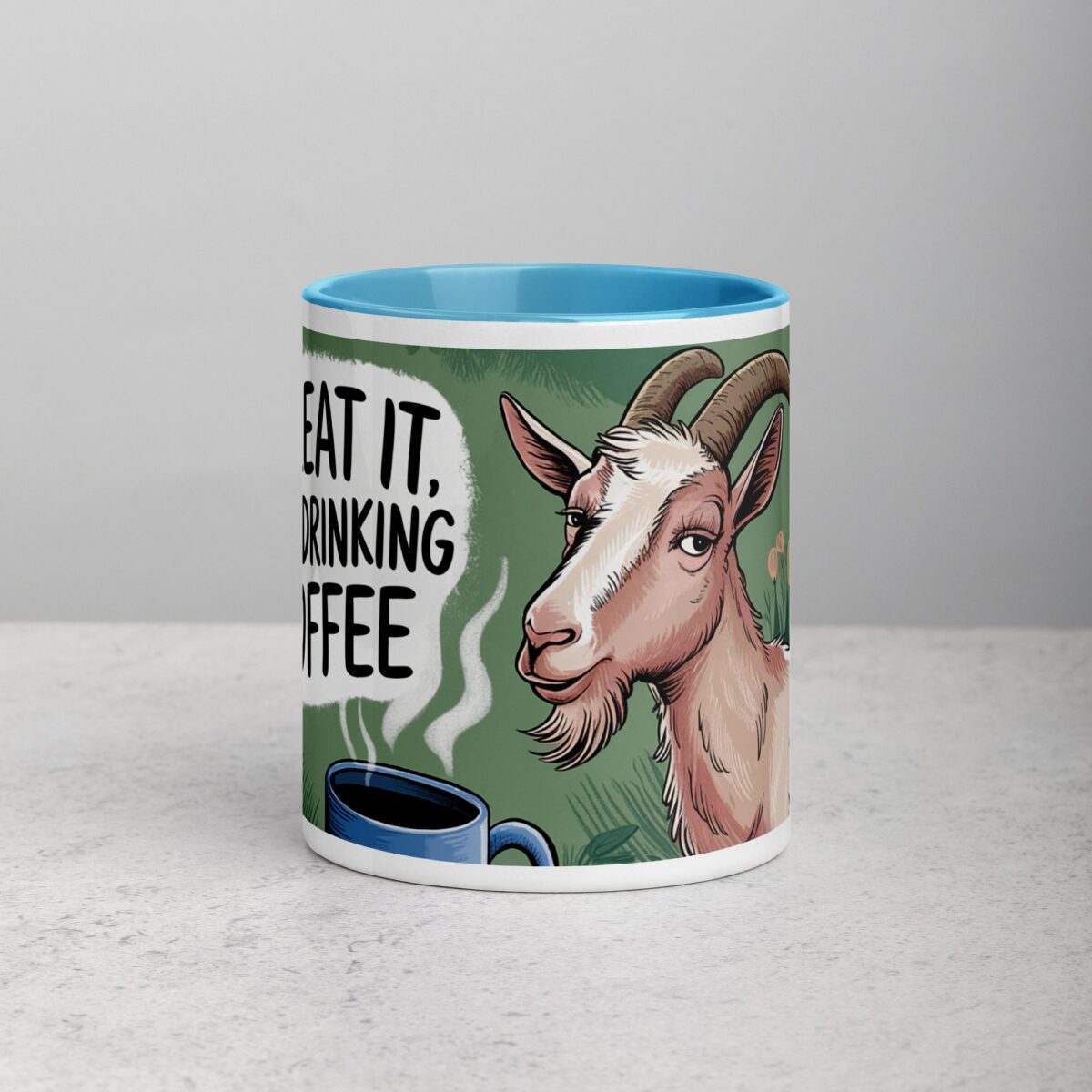 Bleat It, I’m Drinking Coffee Goat Mug - Image 13