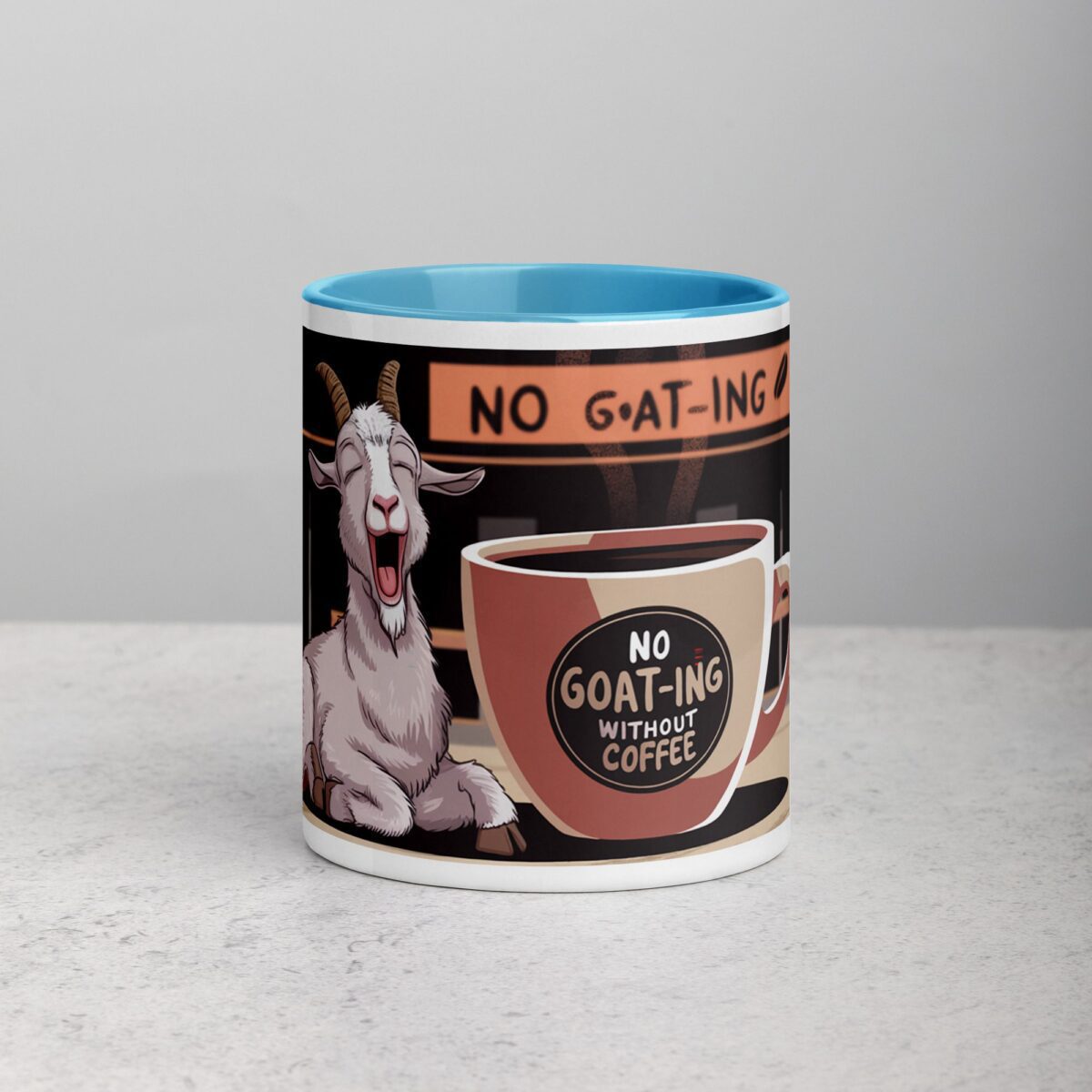No Goat-ing Without Coffee Mug - Image 13