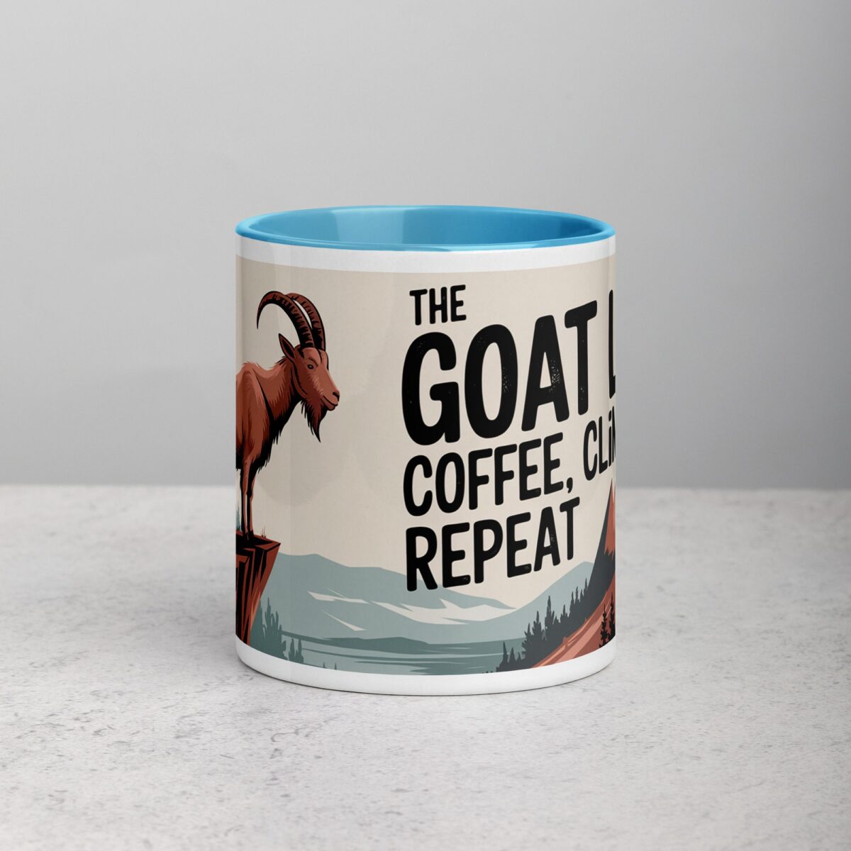 The Goat Life: Coffee, Climb, Repeat Mug - Image 13