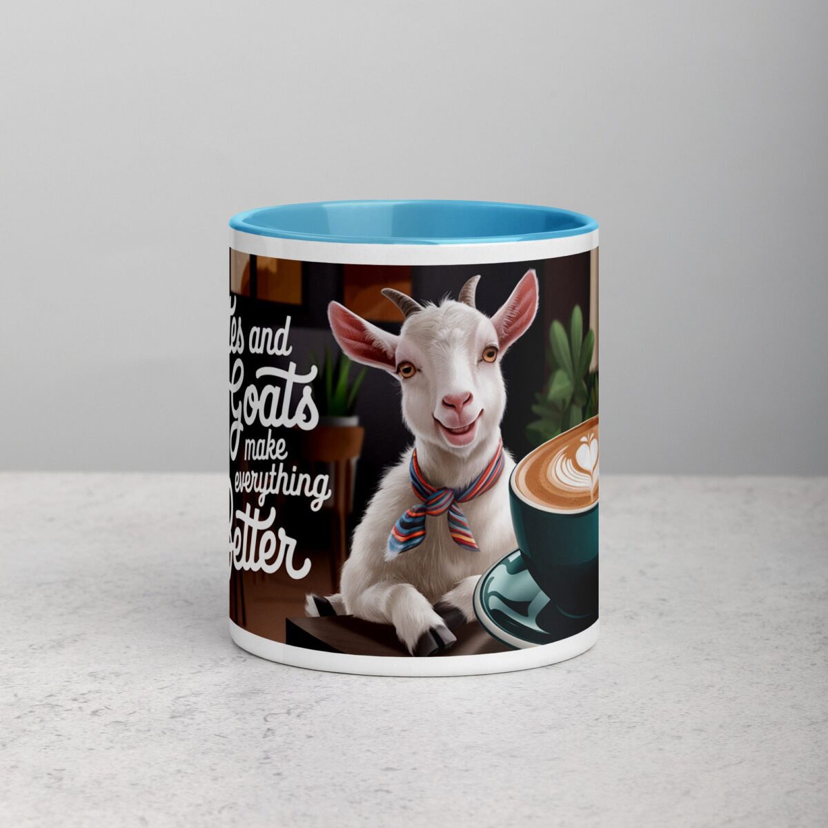 Lattes and Goats Make Everything Better Mug - Image 13