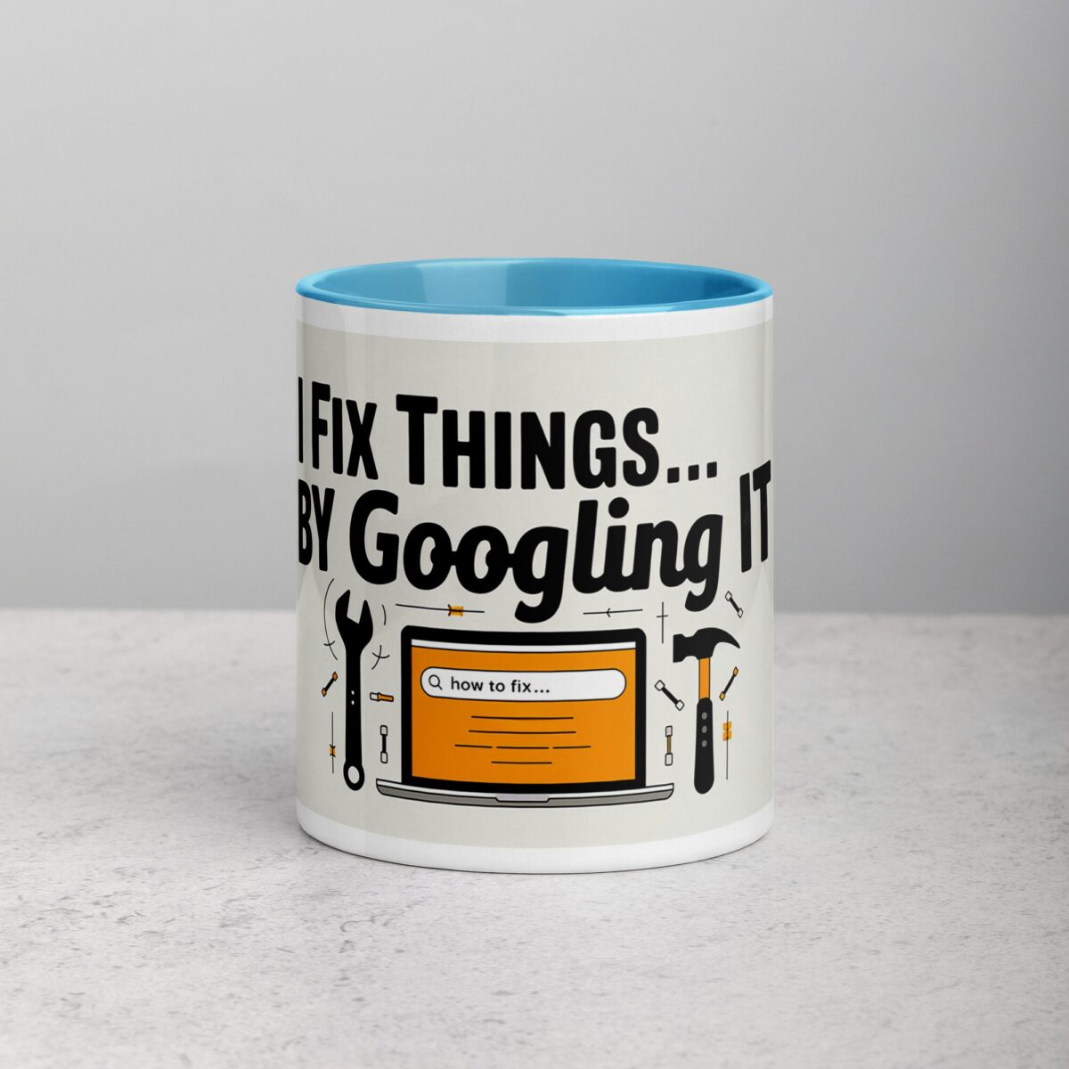 I Fix Things... By Googling It Dad Coffee Mug - Image 13