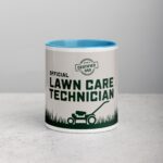 Official Lawn Care Technician Dad Coffee Mug - Image 13