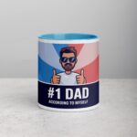 #1 Dad (According to Myself) Coffee Mug - Image 13