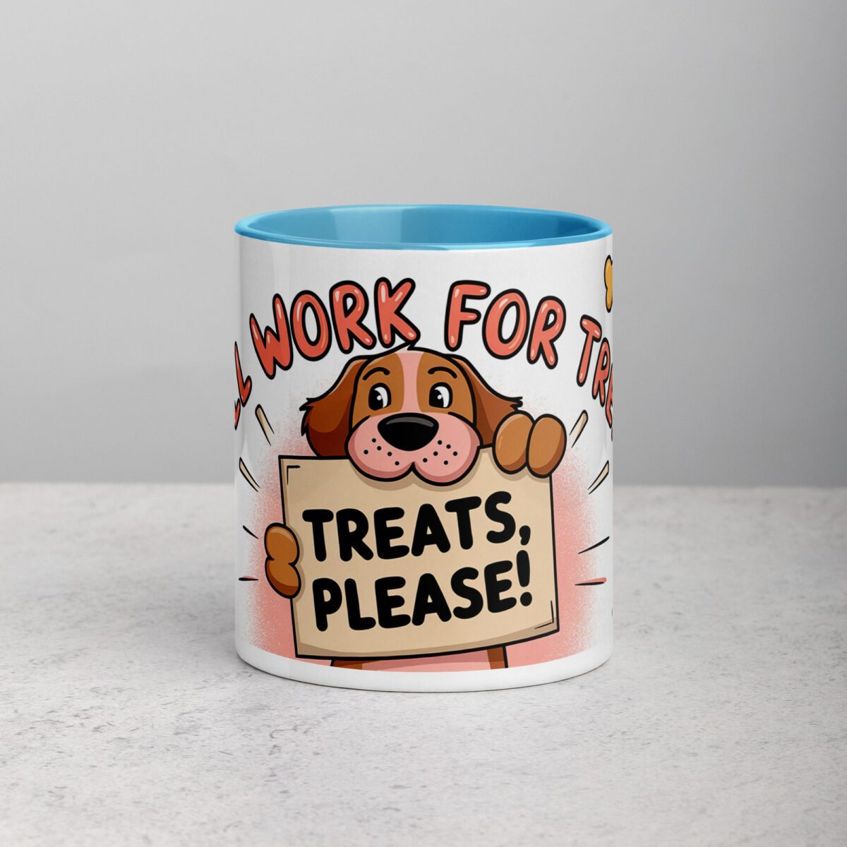 Will Work for Treats Dog Coffee Mug - Image 13