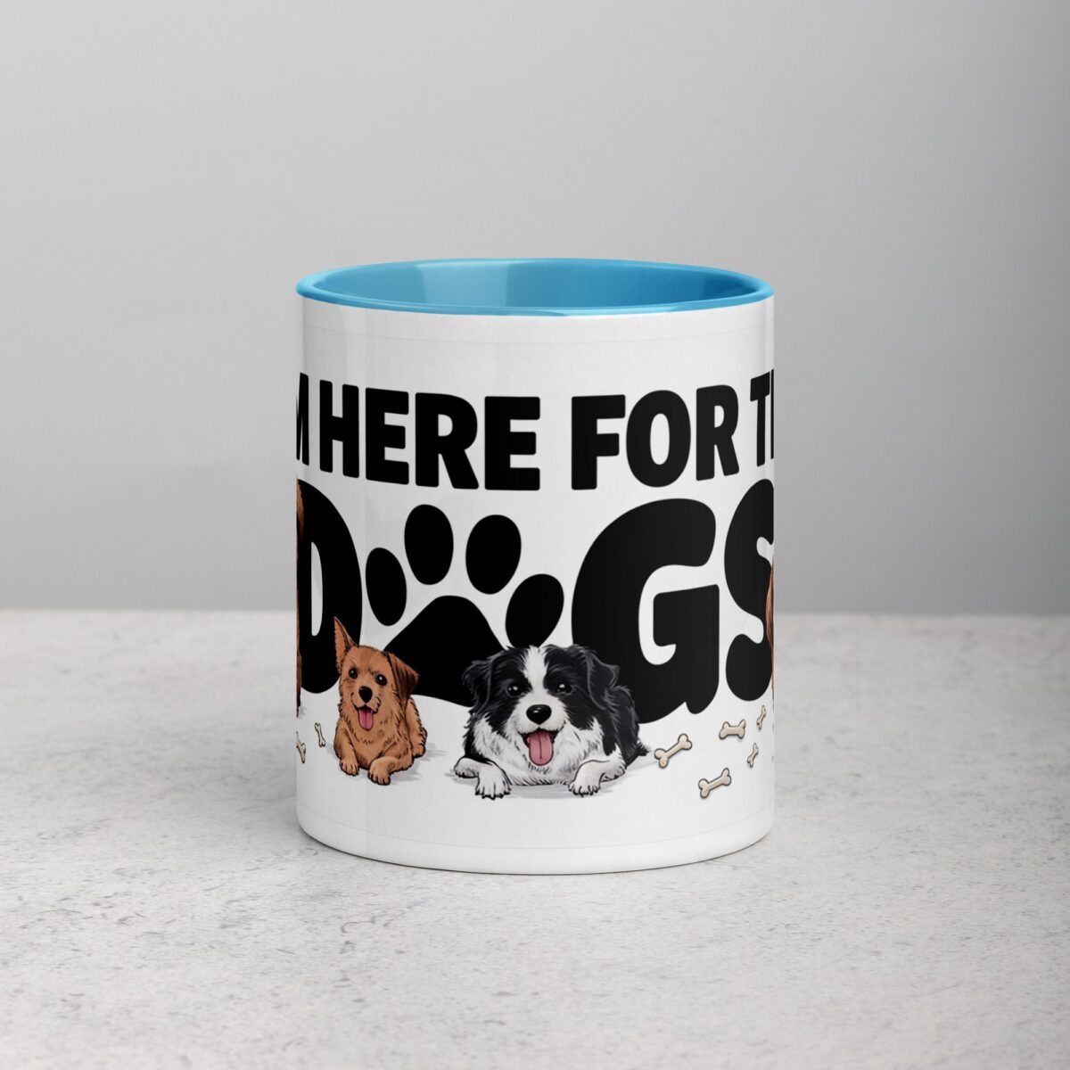 I’m Here for the Dogs Coffee Mug - Image 13