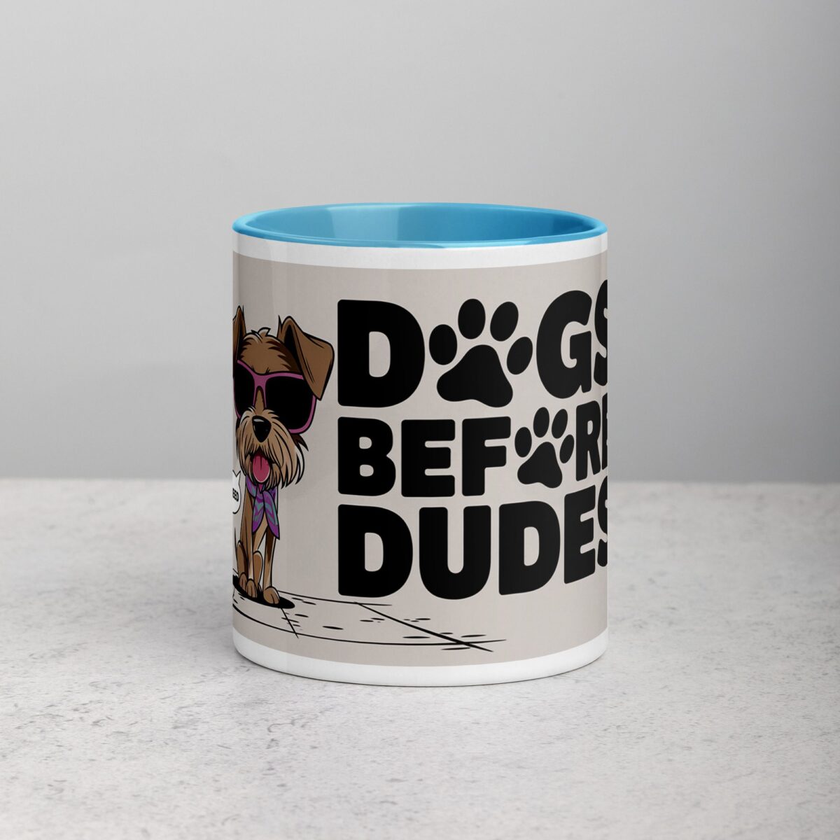 Dogs Before Dudes Coffee Mug & Tea Cup - Image 13