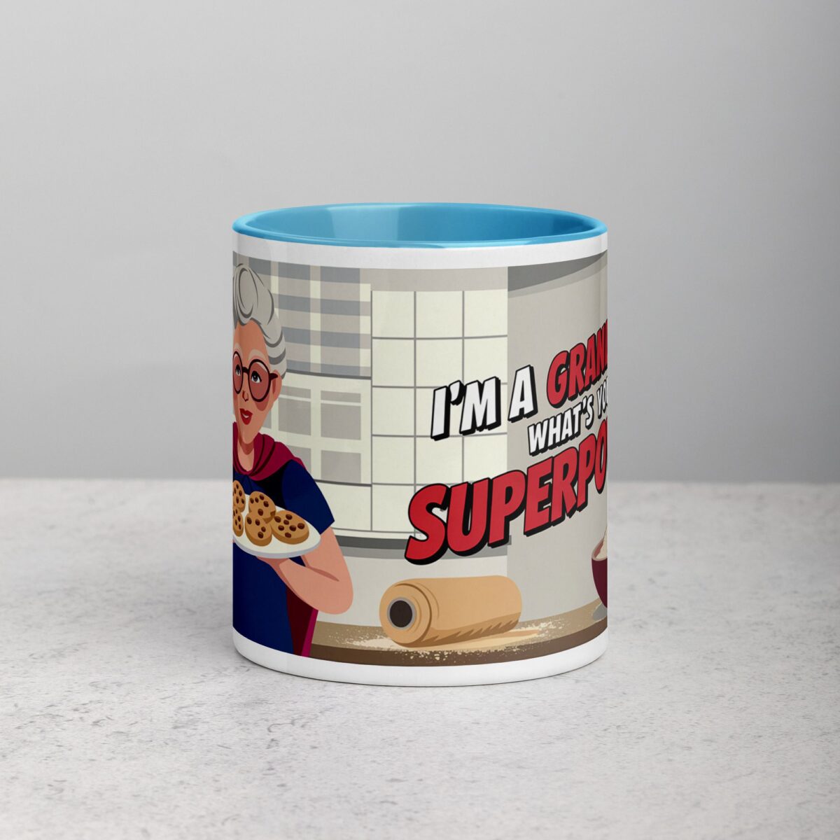 I’m a Grandma. What’s Your Superpower? Mug - Image 13