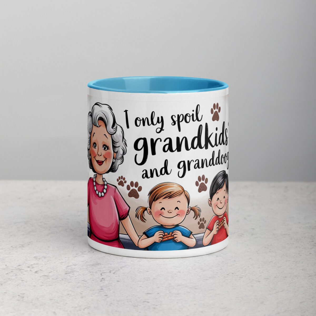 I Only Spoil Grandkids and Granddogs Coffee Mug - Image 13