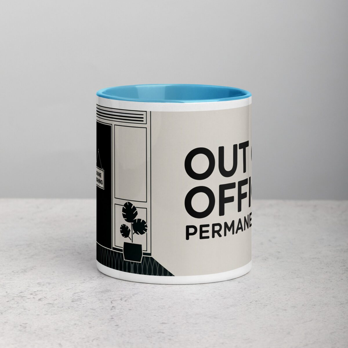 Out of Office Permanently Retirement Coffee Mug - Image 13